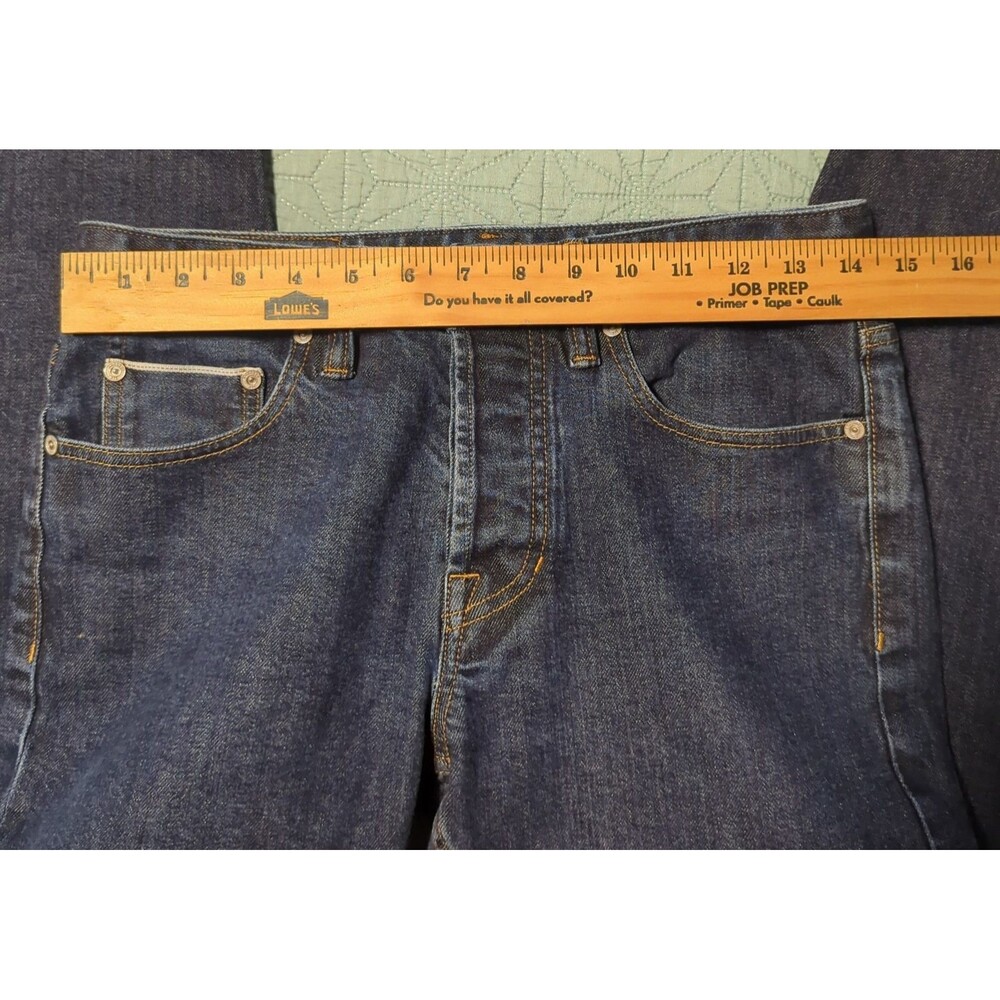 Bonobos Men’s Japanese Selvedge Jeans Indigo Blue Tailored Tapered Denim 30X30 - Picture 12 of 14